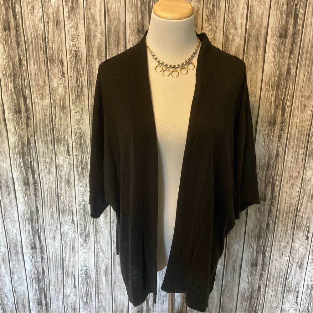 F&F Black Linen Kimono sz 6